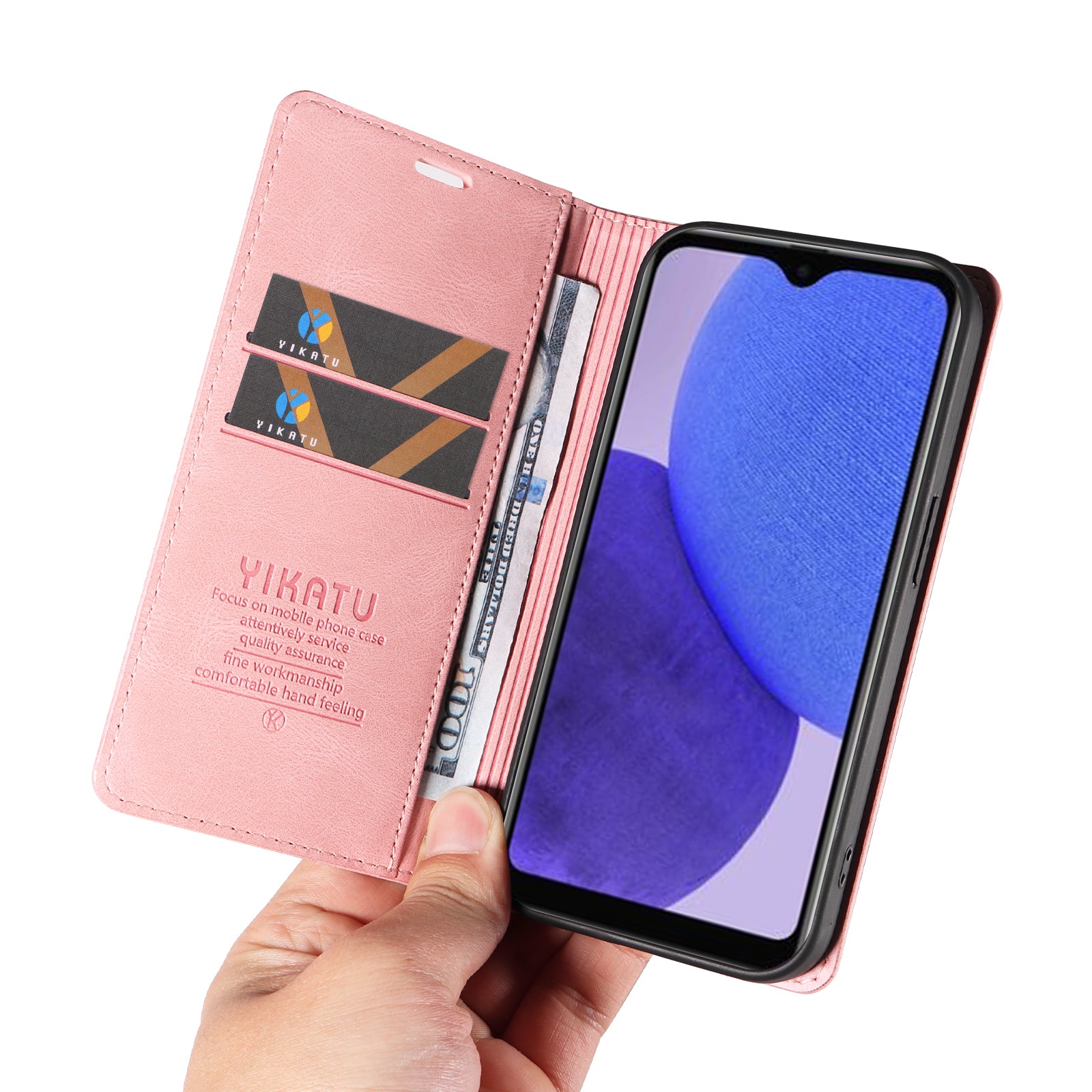 YIKATU YK-004 For Samsung Galaxy A23e A23s Magnetic Auto-absorb Leather Wallet Stand Cover Anti-drop Phone Case YIKATU YK-004 For Samsung Galaxy A23e A23s Magnetic Auto-absorb Leather Wallet Stand Cover Anti-drop Phone Case